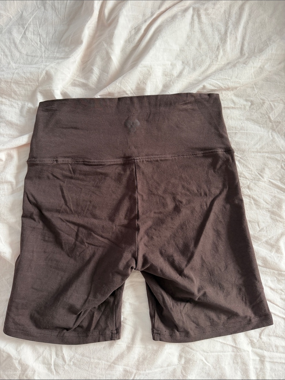 TNA High-Rise Bike Shorts in Dark Brown - Picture 3 of 6